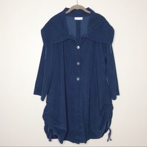 Bryn Walker Jacket Tunic Corduroy Button Lagenlook